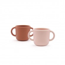 Σετ Κυπελλάκια Σιλικόνης Blush/Terracotta