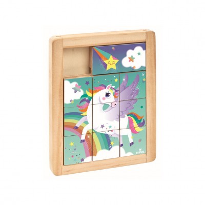 Slider Puzzle Rainbow Horse