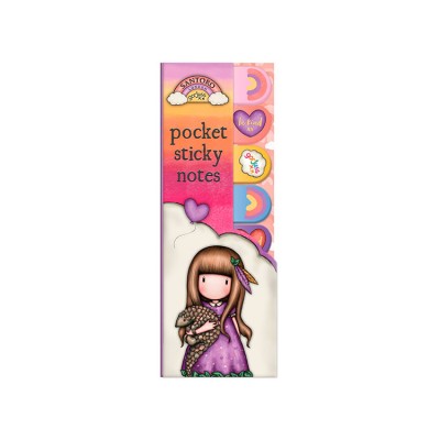 Gorjuss Pocket Sticky Notes - Be Kind To All Creatures