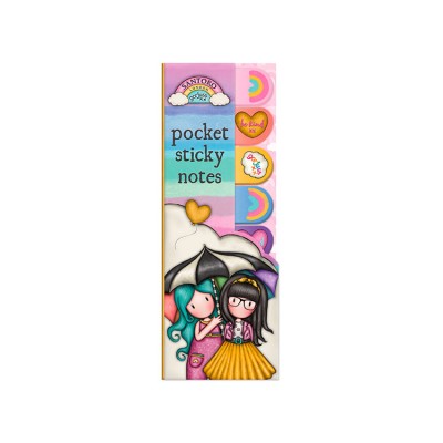 Gorjuss Pocket Sticky Notes - Be Kind To Each Other