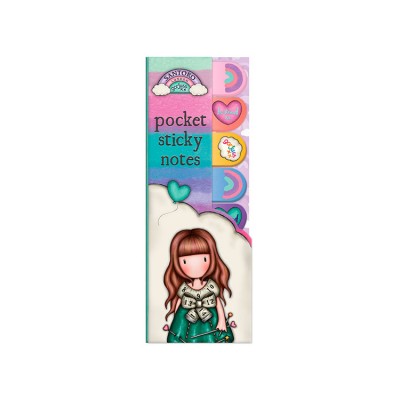 Gorjuss Pocket Sticky Notes - Be Kind To Our Planet