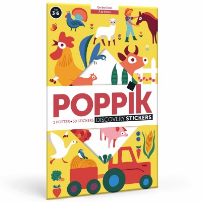 Poppik Discovery Stickers On The Farm