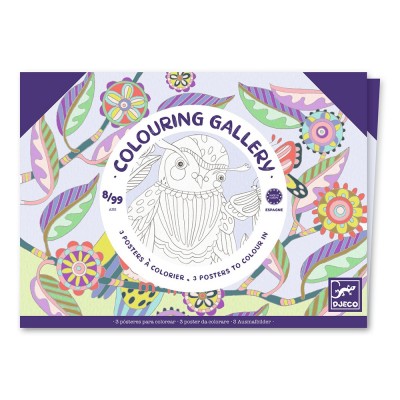 Colouring Gallery 3 Poster Πουλιά