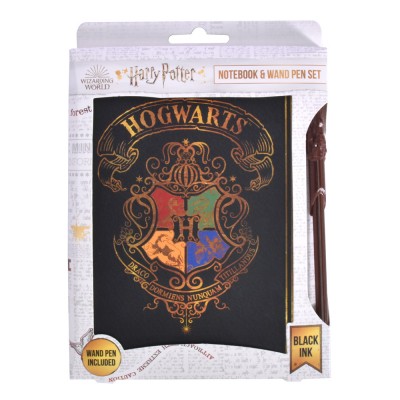 Harry Potter Notebook & Wand Pen Set – Colourful Crest