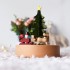 Ξύλινο Μουσικό Κουτί - Καρουζέλ Χριστουγεννιάτικο Δέντρο