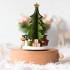 Ξύλινο Μουσικό Κουτί - Καρουζέλ Χριστουγεννιάτικο Δέντρο