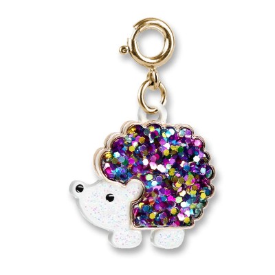 Charm It! Gold Glitter Hedgehog Charm