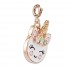 Charm It! Gold Unicorn Smiley Charm