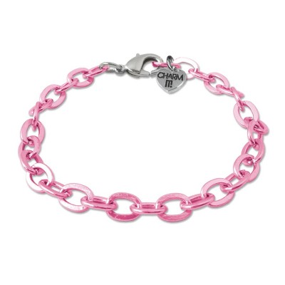 Charm It! Chain Bracelet Pink