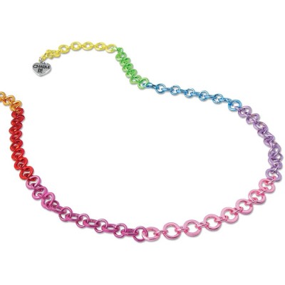 Charm It! Chain Necklace Rainbow