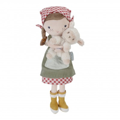 Κούκλα Rosa Αγρότισσα Με Προβατάκι 35εκ.