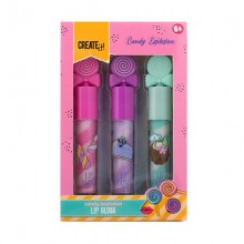 Lip Gloss Candy Explosion Pink/Purple/Mint