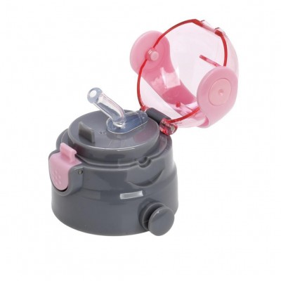 Aνταλλακτικό Πώμα & Καλαμάκι Για Θερμός EcoLife Kids Pink 400ml