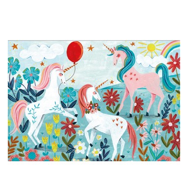 Ευχετήρια Κάρτα Happy Unicorns