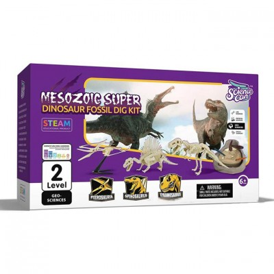 Science Can - Mesozoic Super Dinosaur Fossil Dig Kit