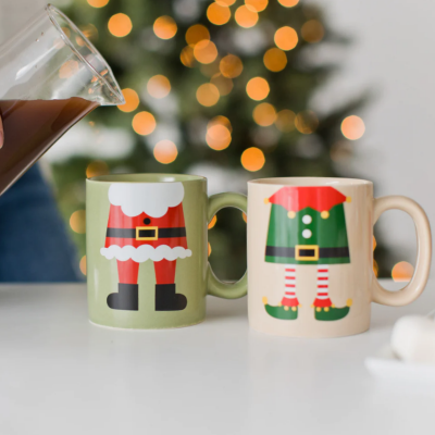 Holiday Mug Set - Santa & Elf 2τεμ.