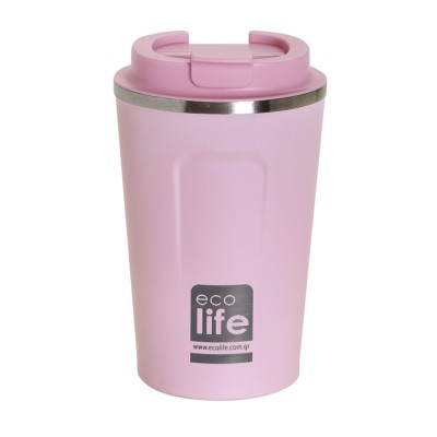 Κούπα Θερμός EcoLife Rose Pink 370ml