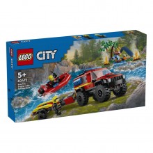 4X4 Fire Truck With Rescue Boat 60412