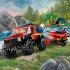 4X4 Fire Truck With Rescue Boat 60412