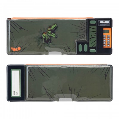 Retro Κασετίνα Dino Green