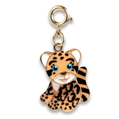 Charm It! Gold Cloud Leopard Charm