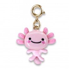 Charm It! Gold Swivel Axolotl Charm