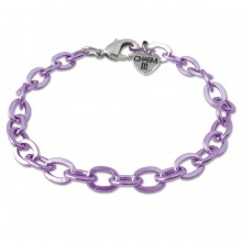 Charm It! Chain Bracelet Purple