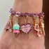 Charm It! Chain Bracelet Purple