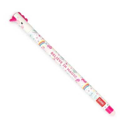 Erasable Gel Pen Unicorn - Pink Ink