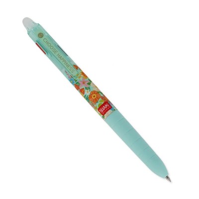 Erasable Gel Pen 3-Colour Flowers 