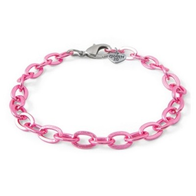 Charm It! Chain Bracelet Pink Slim