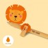 Erasable Gel Pen Lion - Orange Ink