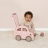 Ξύλινο Συρόμενο Καρότσι Vintage Wagon Pink
