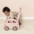 Ξύλινο Συρόμενο Καρότσι Vintage Wagon Pink