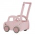 Ξύλινο Συρόμενο Καρότσι Vintage Wagon Pink