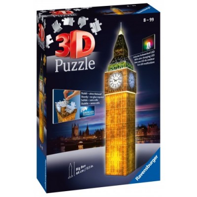 Παζλ 3D Big Ben Night Edition 216κομ.