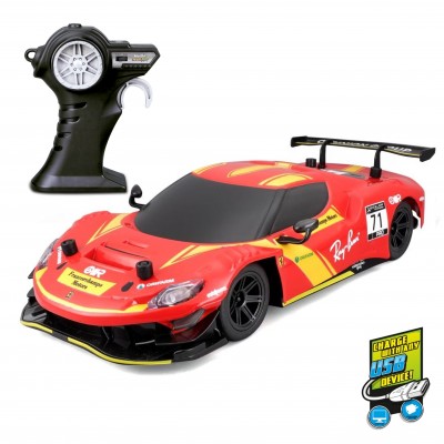 Τηλεκατευθυνόμενο Maisto With Lights - Ferrari 296 GT3 1:16 USB