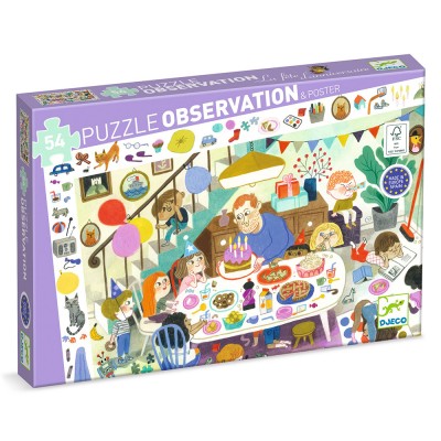 Παζλ Observation Πάρτι Γενεθλίων 54κομ.