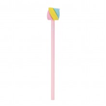 Μολύβι Με Γόμα Marshmallow Pink