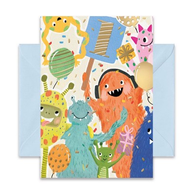 Ευχετήρια Κάρτα Birthday Monsters
