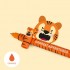 Erasable Gel Pen Tiger - Orange Ink