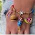 Charm It! Gold Watermelon Charm