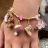 Charm It! Gold Kitty Sleep Mask Charm