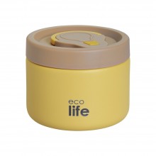 Θερμός Φαγητού Ecolife Yellow 650ml