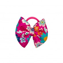 Λαστιχάκι Φιόγκος Fuchsia Floral