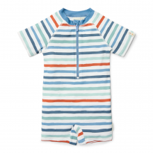 Ολόσωμο Κοντομάνικο Μαγιό Stripes Multi-Colour Νο98/104
