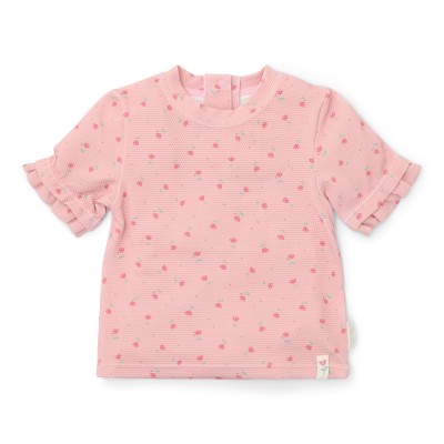 Μπλουζάκι Κοντομάνικο Με Προστασία UV Sunny Flowers Blush Νο86/92