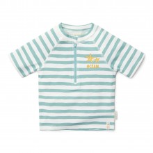 Μπλουζάκι Κοντομάνικο Με Προστασία UV Stripes Surf Mint Νο98/104