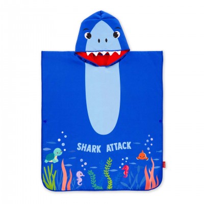 Legami Beach Kids Poncho Shark