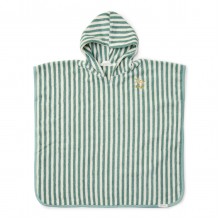 Παιδικό Πόντσο Seashells And Stripes Surf Mint